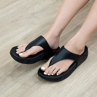 Online Exclusive Bata Energy+ รองเท้าเพื่อสุขภาพแบบสวมหูหนีบ ใส่สบาย รุ่น Miki Collection สีดำ รหัส 6716766