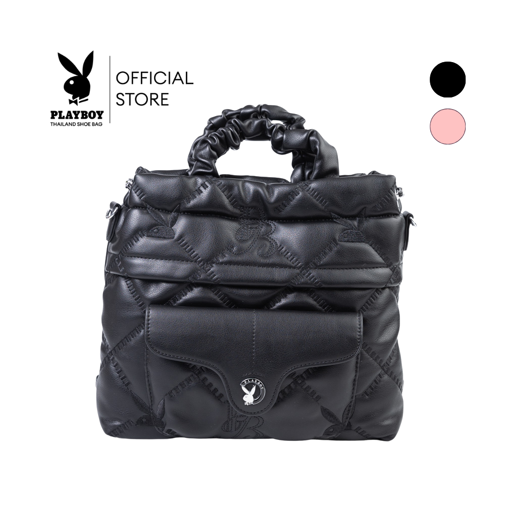 Playboy حقيبة Fuwa Soft Satchel كروس وظهر