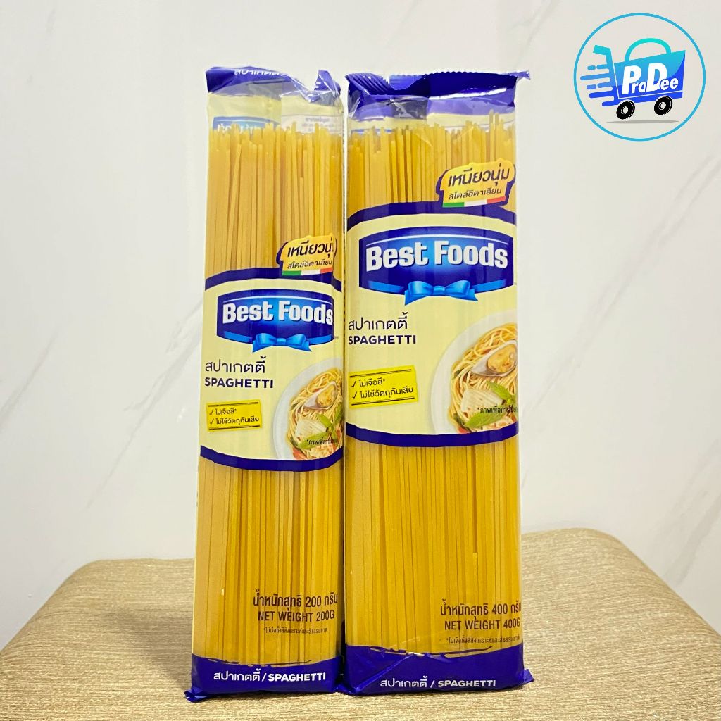 [1ถุง] เบสท์ฟู๊ดส์ สปาเก็ตตี้ 200 - 400 กรัม Bestfoods Spaghetti 200-400 g.