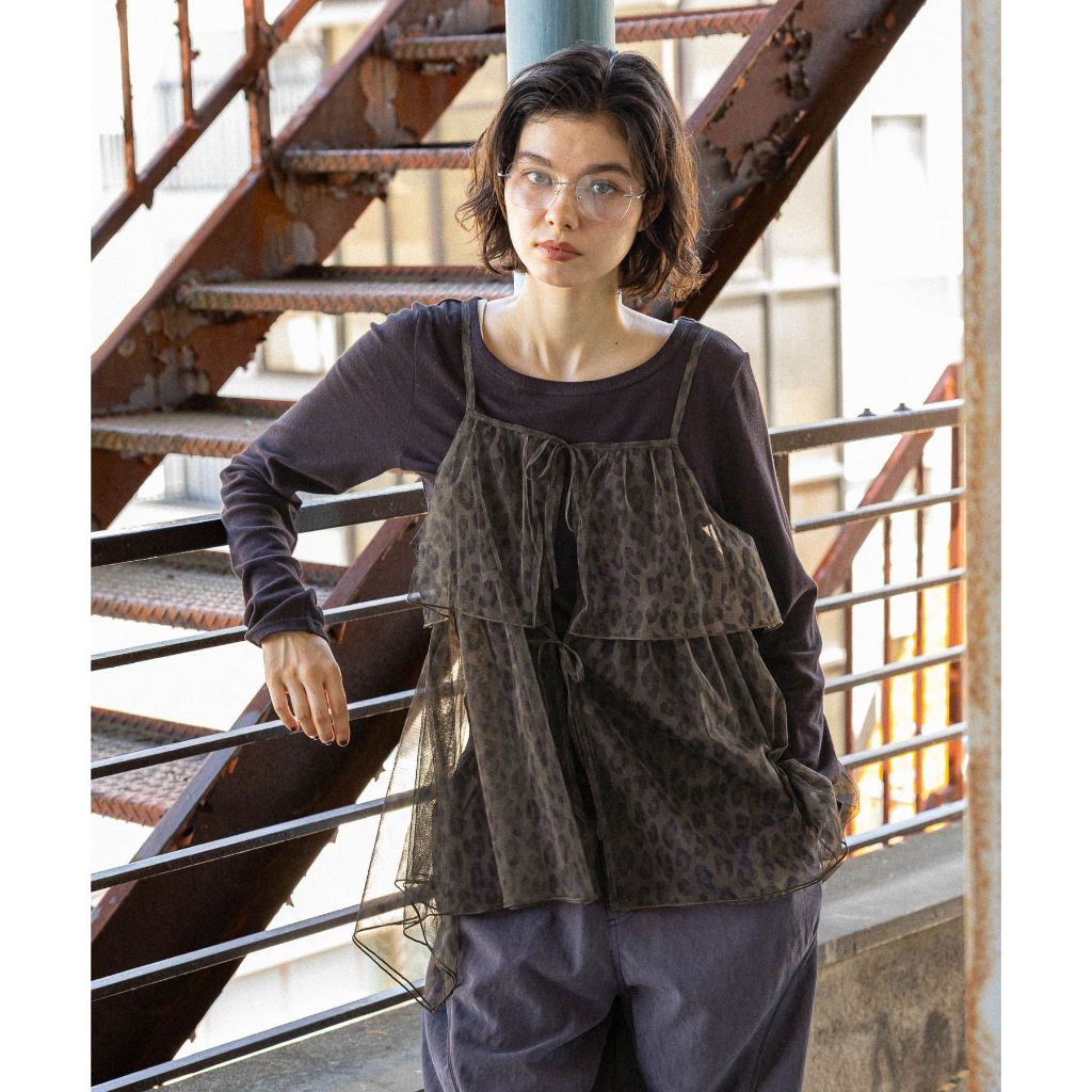 niko and ... 2WAY Leopard Camisole