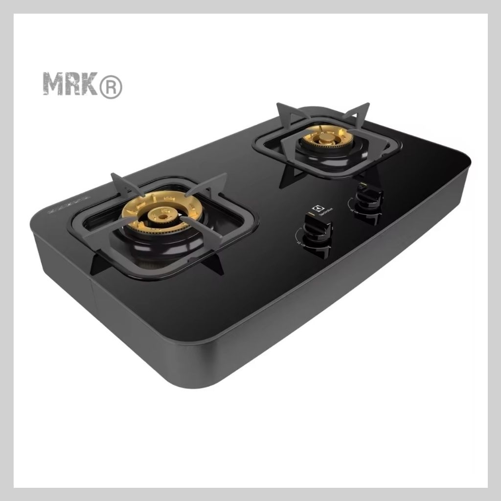 Electrolux ETG7276GKR เตาแก๊ส ตั้งโต๊ะ 70 ซม. 2 หัว 4.2 กิโลวัตต์ / 3.4 กิโลวัตต์