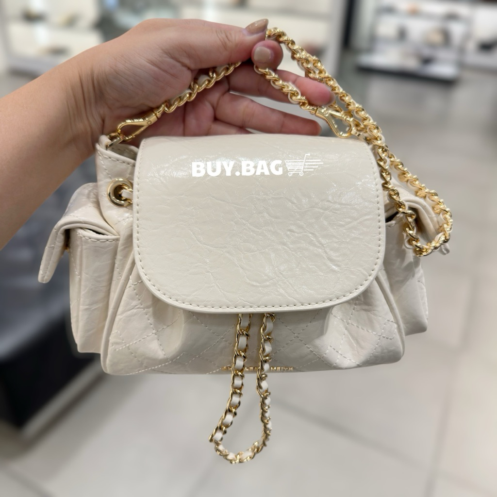 CHARLES & KEITH ( ใช้โค้ดลด30% ) CK2-60782702 กระเป๋าเป้แบบสะพายได้ รุ่น Duo ราคา ถูกที่สุด ดีลบีเคเค แกลเลอรีภาพที่ 3
