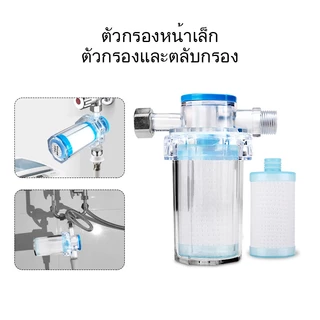 เครื่องกรองน้ำใช้ ขนาดเล็ก ติดตั้งง่าย ถอดเปลี่ยนไส้กรองได้ Mini Water Filter (ส่งฟรี จาก กทม)