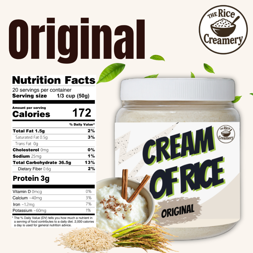 Cream of Rice – Original Flavor (1kg) | Low-Cal, High-Energy | For Athletes & Active Lifestyles