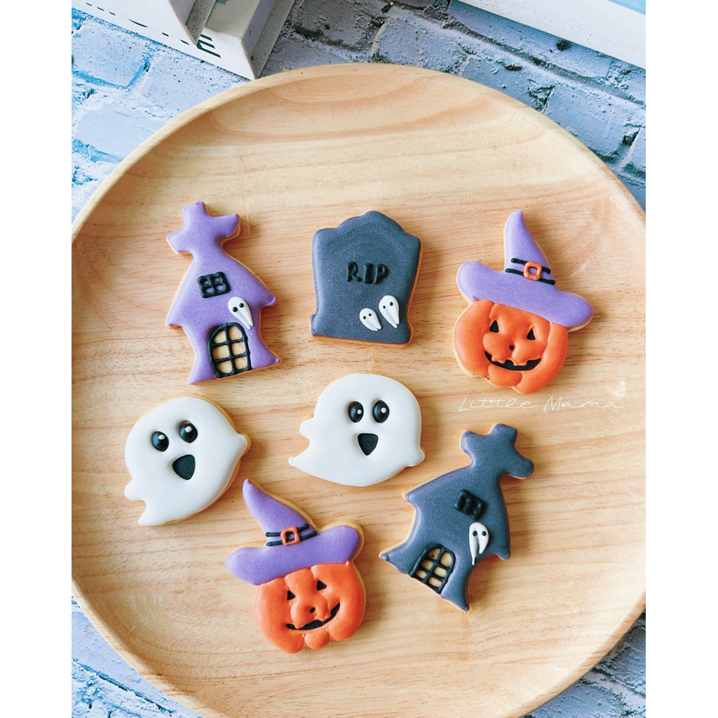 halloween cookies คุ๊กกี้ ฮาโลวีน เนยแท้