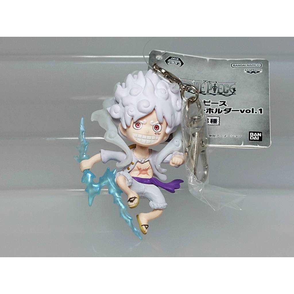 [ของแท้] [มือสอง] One Piece Figure Keychain vol.1 Monkey D. Luffy (Gear 5) Figure Bandai Spirits