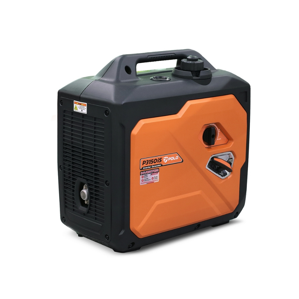 POLO เครื่องปั่นไฟ Inverter กำลังไฟสูงสุด 2.8 กิโลวัตต์ รุ่น P3150IS ความจุกระบอกสูบ 120 ซีซี ถังน้ำ