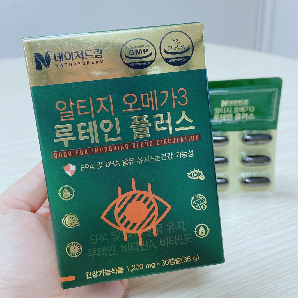 ( แท้ / พร้อมส่ง ) NATURE DREAM TG OMEGA-3 LUTEIN PLUS