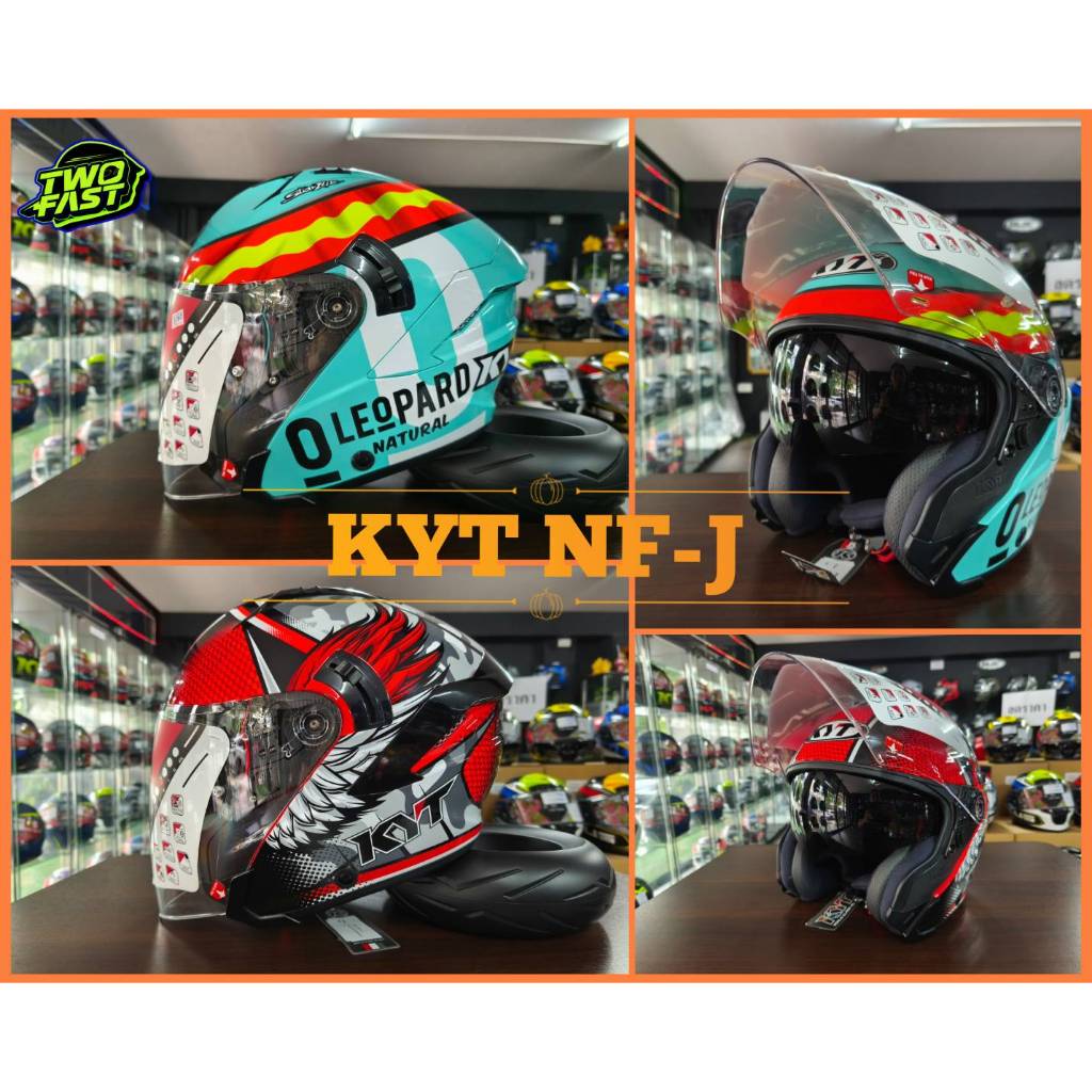 ใหม่ล่าสุด❗KYT รุ่น TTR-Jหมวกกันน็อกทรง Open Face ที่ทุกคนรอคอยมาพร้อมกับสปอยเลอร์ทรง Sport ที่ทาง K