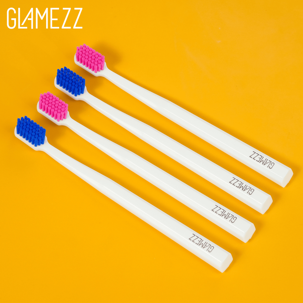 [แพ็ค 4 ชิ้น] Glamezz แปรงสีฟันแกลมเมซ ขนแปรงนุ่มพิเศษนำเข้าจากเยอรมนี แปรงสีฟันรางวัลระดับประเทศ