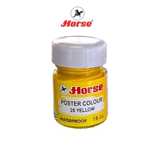 HORSE ตราม้า สีโปสเตอร์ กันน้ำขนาด 15 cc (1/2ออนซ์) ขวดแก้ว จำนวน 1 ขวด