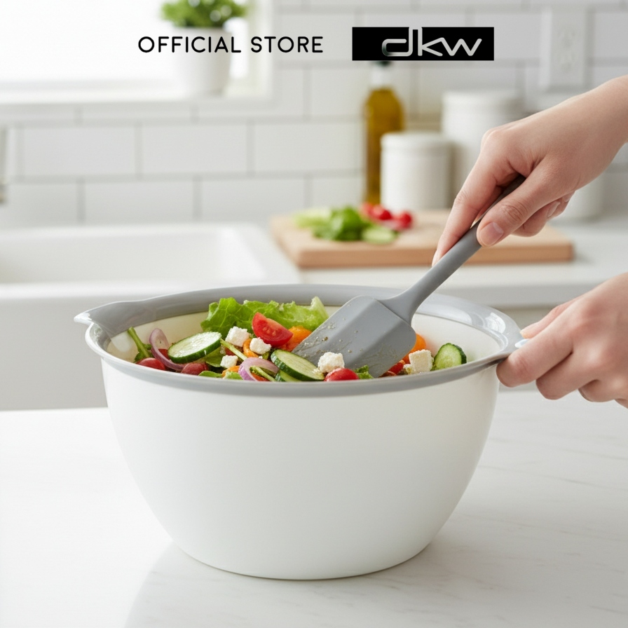 DKW by BanBaan ชามพลาสติกผสมอาหาร DUO อุ่นไมโครเวฟได้ HH-703 DUO Mixing Bowl Microwave Safe