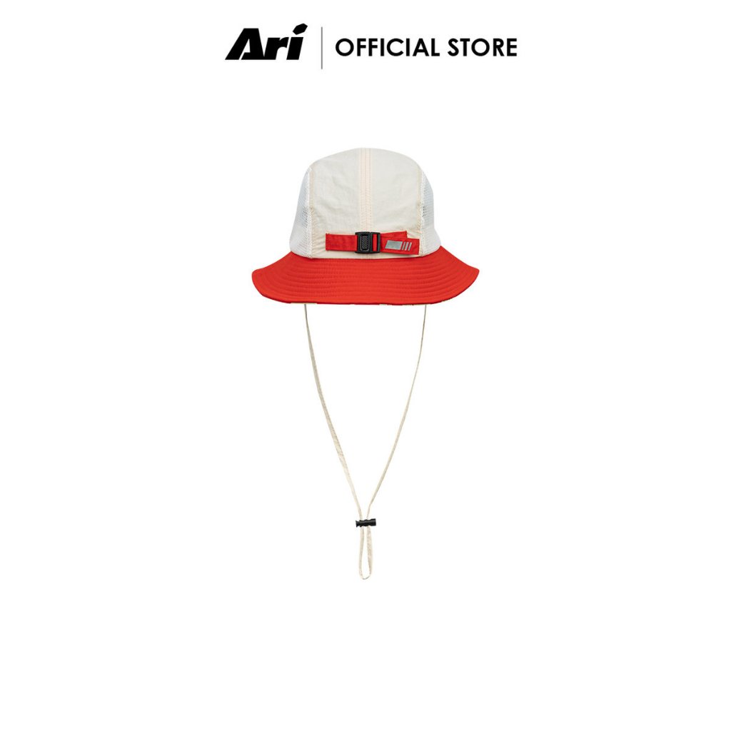 ARI ADEPT ORBITZ RUNNING BUCKET HAT - CREAM (AHW1654-40) หมวก อาริ ORBITZ RUNNING BUCKET สีครีม - รูปที่ 2