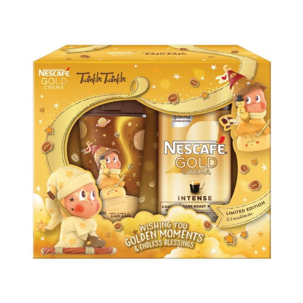 Nescafe Gold Crema Instant Coffee 200g. + แก้ว (Gift Set) ชุดของขวัญ เนสกาแฟ โกลด์ เครม่า กาแฟสำเร็จรูป กิ๊ฟเซ็ต 2026