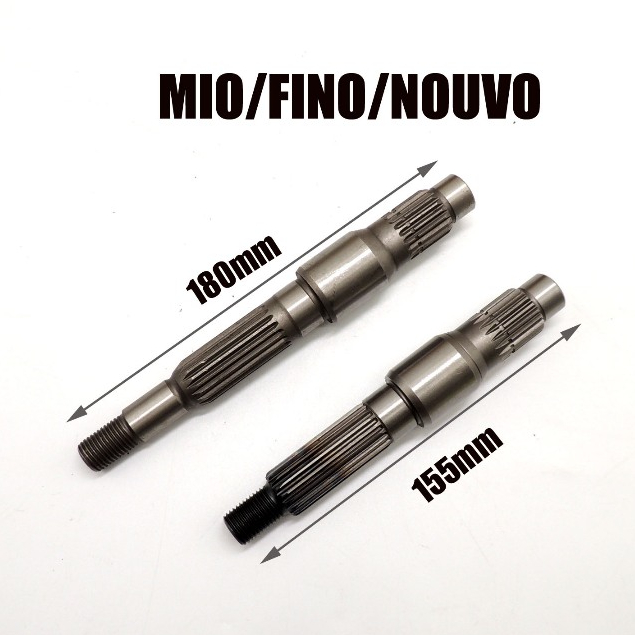 แกนเพลาล้อหลัง สำหรับรุ่น MIO FINO NOUVO NOUVO-MX แกนล้อหลัง ส่งตรงจากโรงงาน