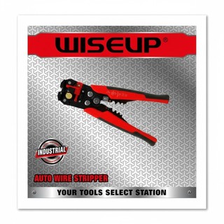 WISEUP คีมตัด/ปอก/ย้ำ สายไฟ 8/200mm. 010506 :โอเคอะไหล่แอร์