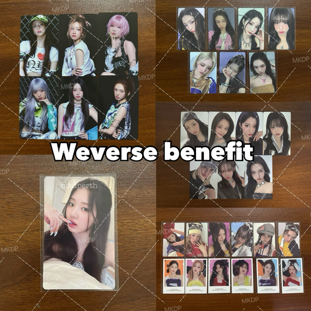 [พร้อมส่ง] การ์ดแท้ BABYMONSTER (Weverse benefit)
