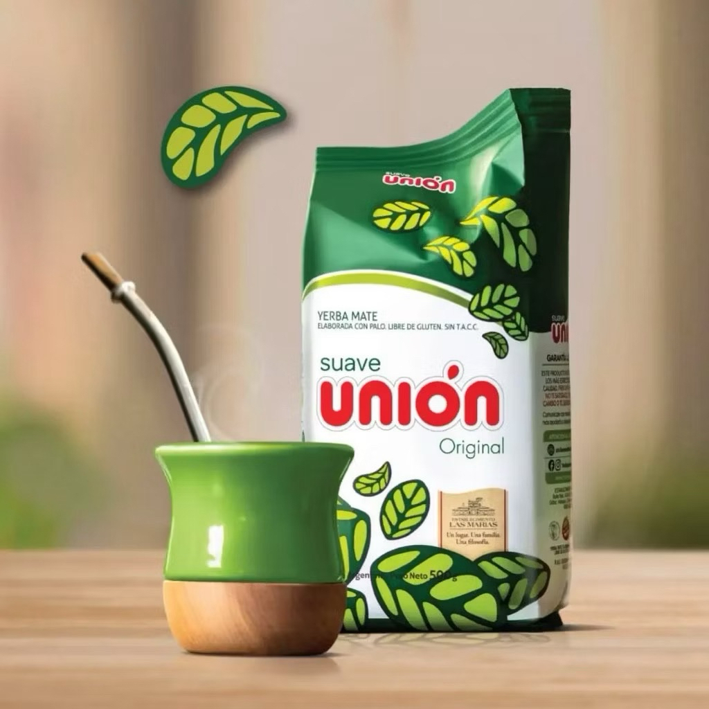 ชาเยอร์บาเมเต้ Unión คลาสสิก Yerba Mate500 กรัม – รสดั้งเดิมจากอาร์เจนตินา สดชื่น ดื่มง่าย