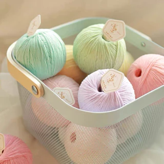 พร้อมส่งในไทย 59 สี Tiny Udon ver.1 อุด้งจิ๋ว เส้นคู่ 50 กรัม ไหมพรมอุด้งเส้นจิ๋ว 1 มิล เนื้อกำมะหยี่ขนสั้น ป้าย Q.more