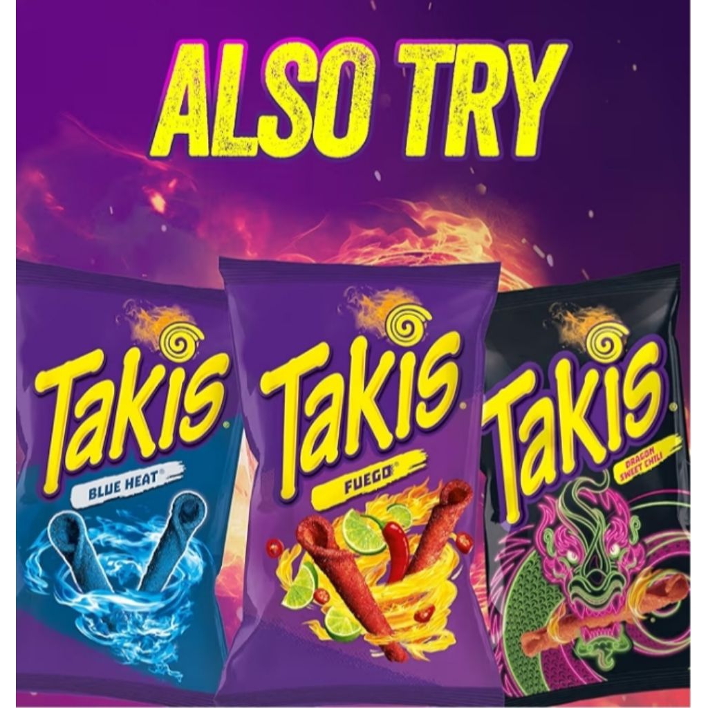 Takis Fuego Tortilla Chips เซ็ทรวม5รส และ3รส ขนมสุดฮิต ส่งตรงจาก USA