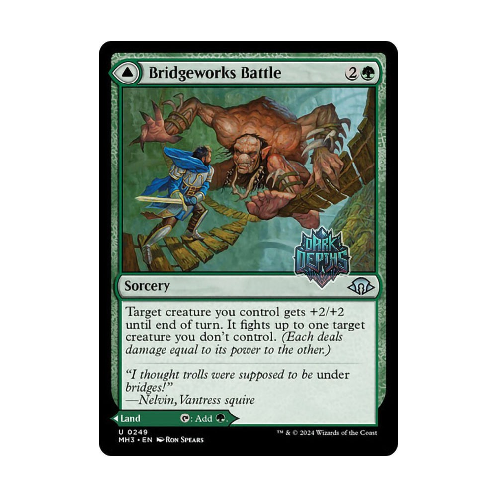 [MTG] Bridgeworks Battle // Tanglespan Bridgeworks [MH3] [GREEN] [SORCERY] [U] - Magic the Gathering