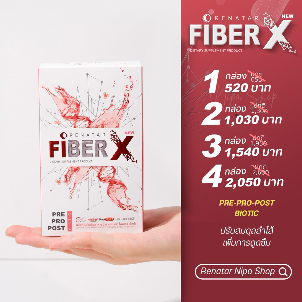 ส่งฟรี 🔥 FiberX Renatar เรนาต้าไฟเบอร์