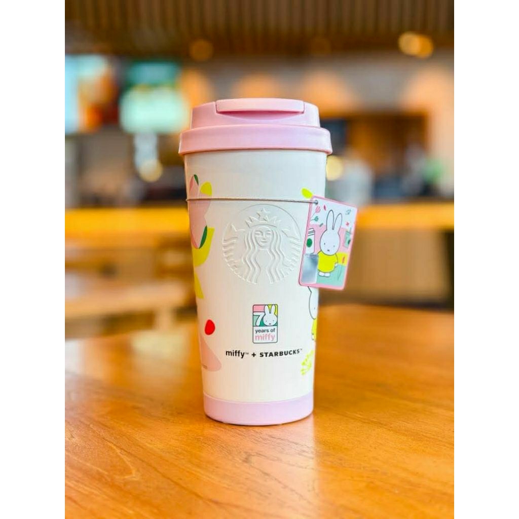 แก้ว Starbucks ทัมเบลอร์คอลเลกชันใหม่ ของแท้ 100%     Starbucks Stainless Steel Milky Cherry Blossom Tumbler 20 oz. ราคา ถูกที่สุด ดีลบีเคเค แกลเลอรีภาพที่ 8