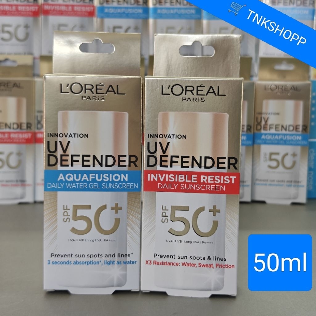 LOREAL UV DEFENDER ลอรีอัล เซรั่ม กันแดด สูตรบางเบา✨️ EXP 2028 ขนาด 50ml 💥สินค้าของแท้จาก SHOP