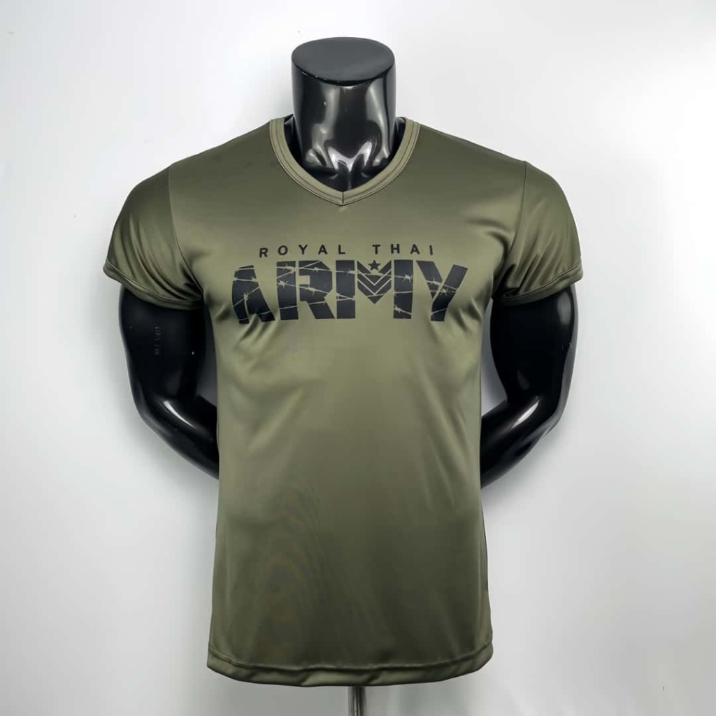 เสื้อยืดพิมพ์ลาย ARMY SHOOTER ขนาด S-5XL