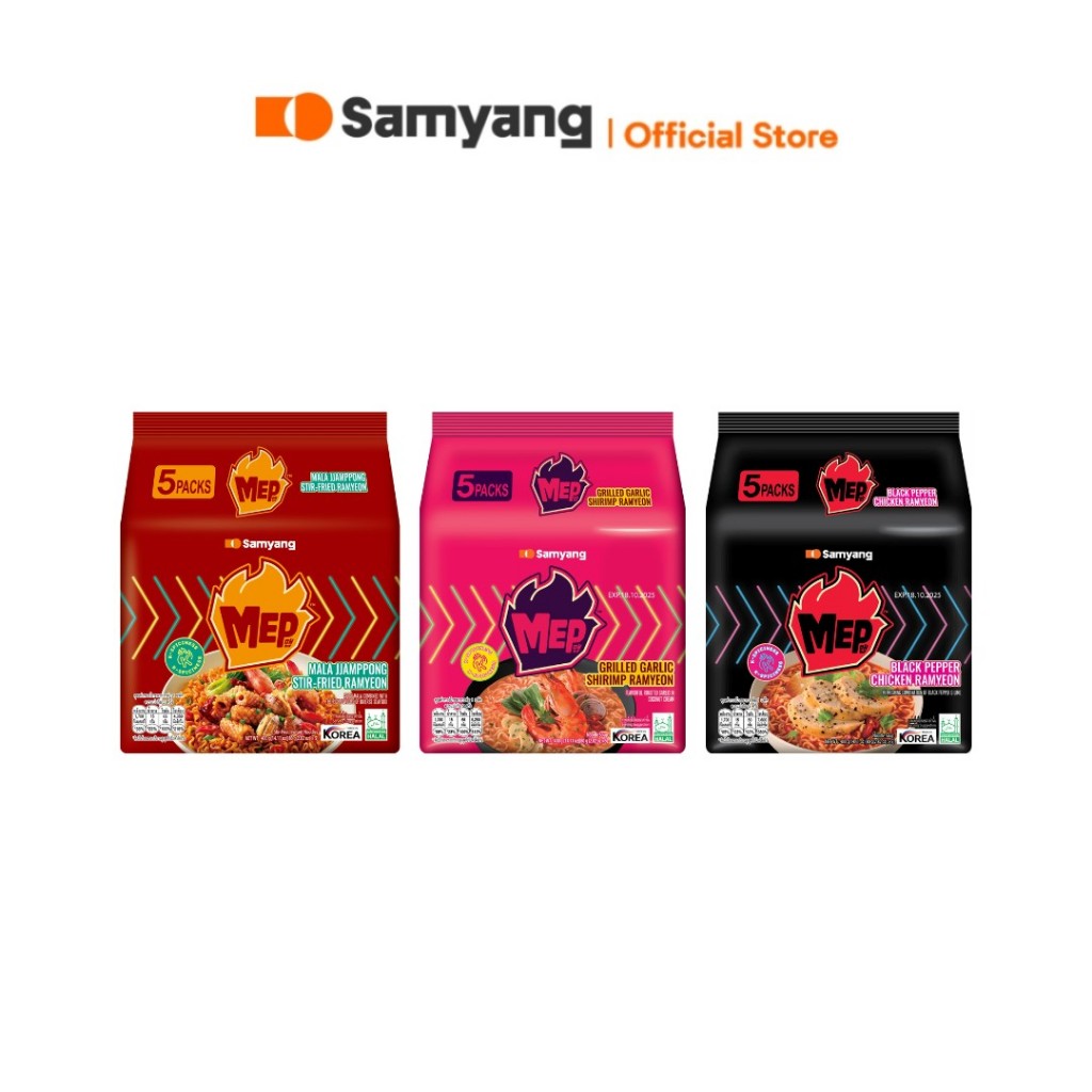 [แพ็ก 5] MEP by Samyang | ซัมยัง เม็บ (80g.x5) เลือกได้ 3 รสชาติ