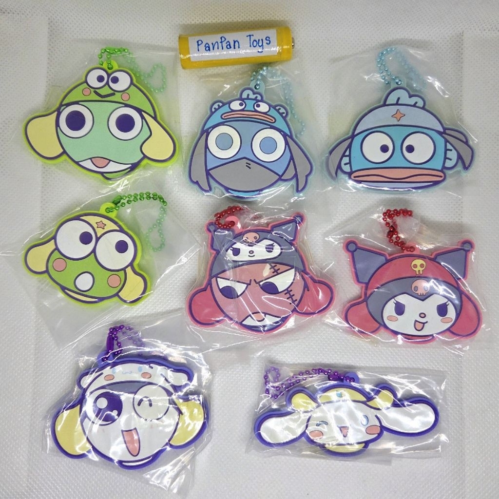 พวงกุญแจ Keroro x Sanrio Characters Bandai 2024 ของใหม่ [ขายแยกชิ้น]