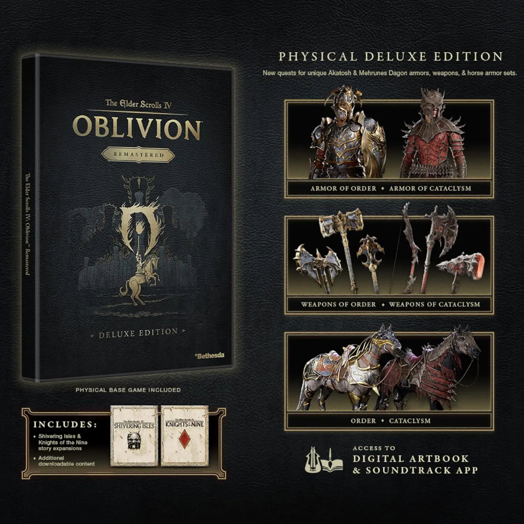 [พร้อมส่ง + Pre Order 2025-10-31] PlayStation™ PS5 The Elder Scrolls IV: Oblivion Remastered (Deluxe