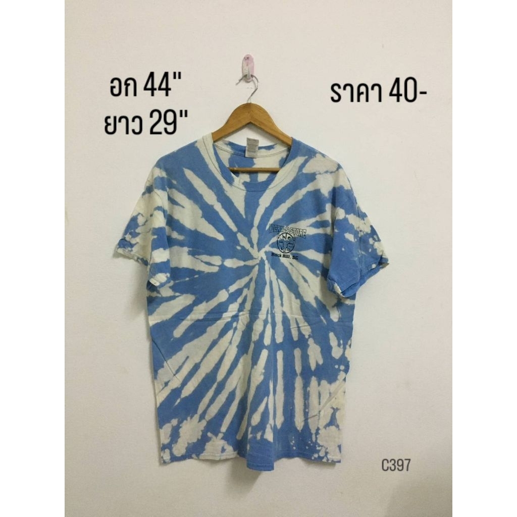 เสื้อยืดมือสองกัดมีไซส์ L (C397)
