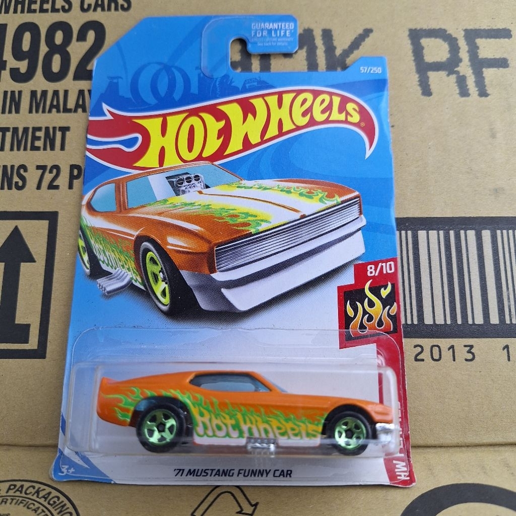 รถเหล็ก Hotwheels 71 MUSTANG FUNNY CAR 51/250 (kg16)