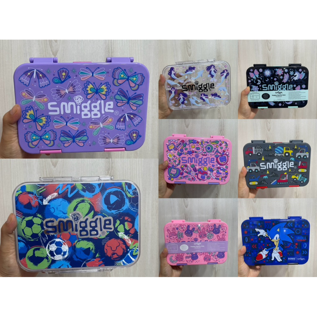 กล่องข้าว Smiggle ลวดลายใหม่ล่าสุด เก็บอาหารได้หลายช่องถ้าช้า ของลายโปรดอาจหายไปในพริบ(สินค้าขายดี)