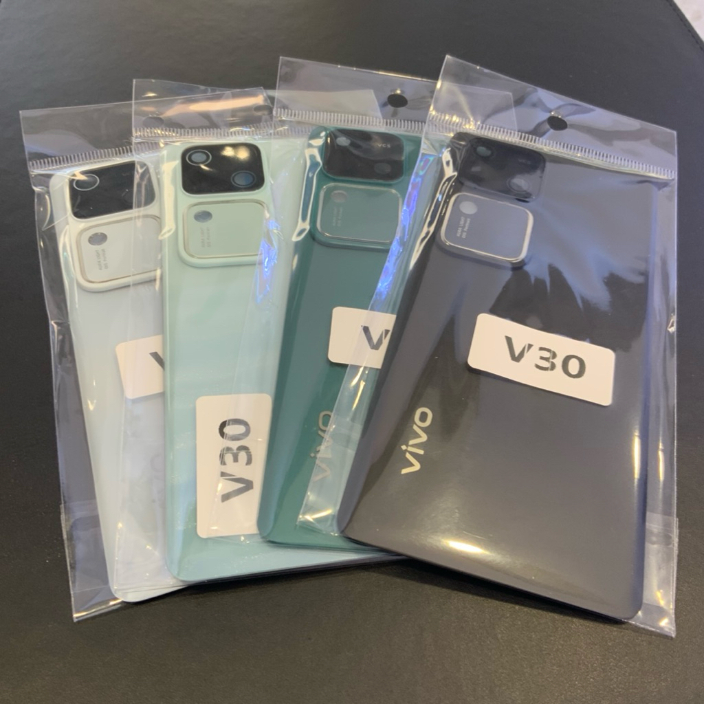 ฝาครอบ แบตเตอรี่กระจกเดิมสําหรับ VIVO V30 5G เคสด้านหลัง พร้อมเลนส์กล้อง พร้อมกาว 1 หลอด