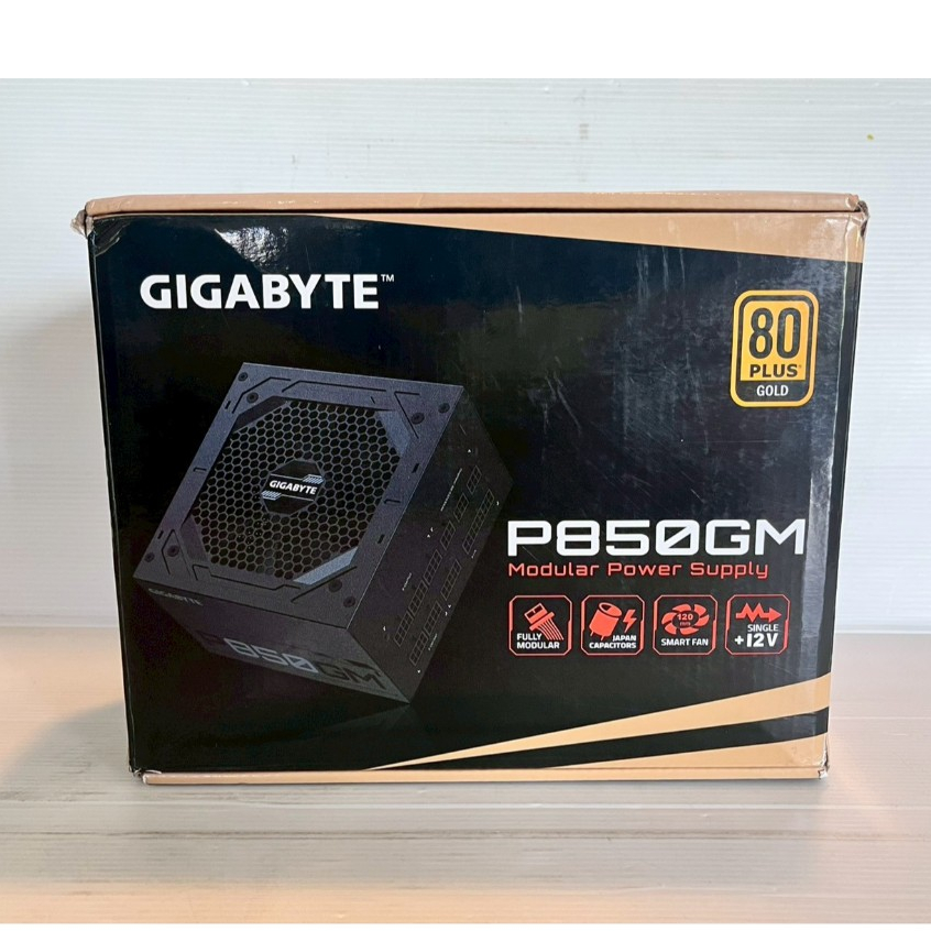 POWER SUPPLY  GIGABYTE P850GM 850W (80 PLUS GOLD)  BLACK