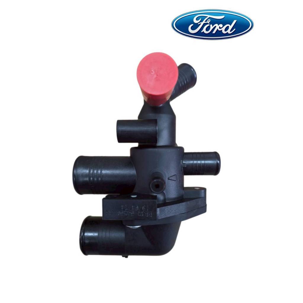 [แท้จากศูนย์ฟอร์ด] เสื้อวาล์วน้ำ+วาล์วน้ำ FORD RANGER T6 2.2,3.2 (รหัส BB3Z8A586A)