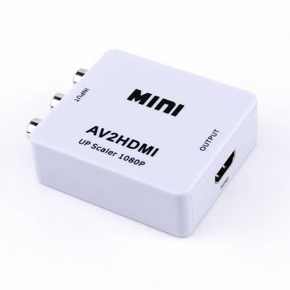 1080P Mini HDMI TO AV Rca ตัวแปลง AV TO HDMI / Cvbs + Hdtv Pc