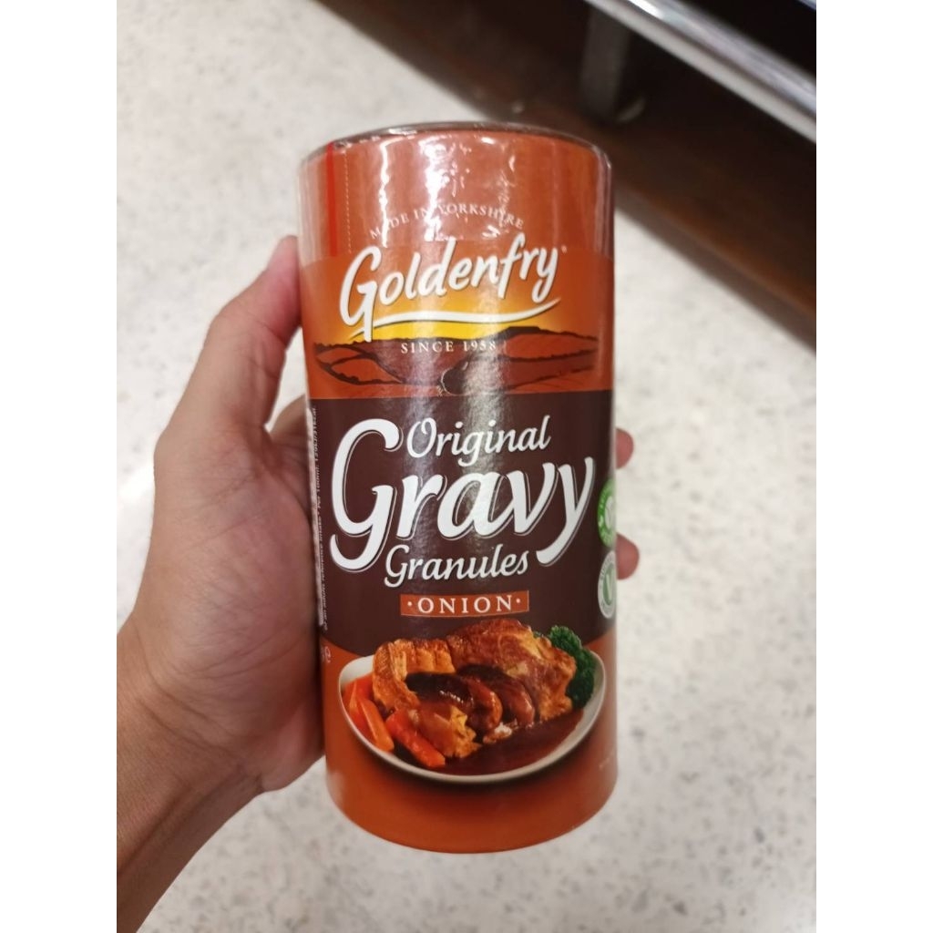 Goldenfry Original Gravy Onion 300g.ผลิตภัณฑ์สำหรับทำน้ำเกรวี่รสหัวหอม 300 กรัม