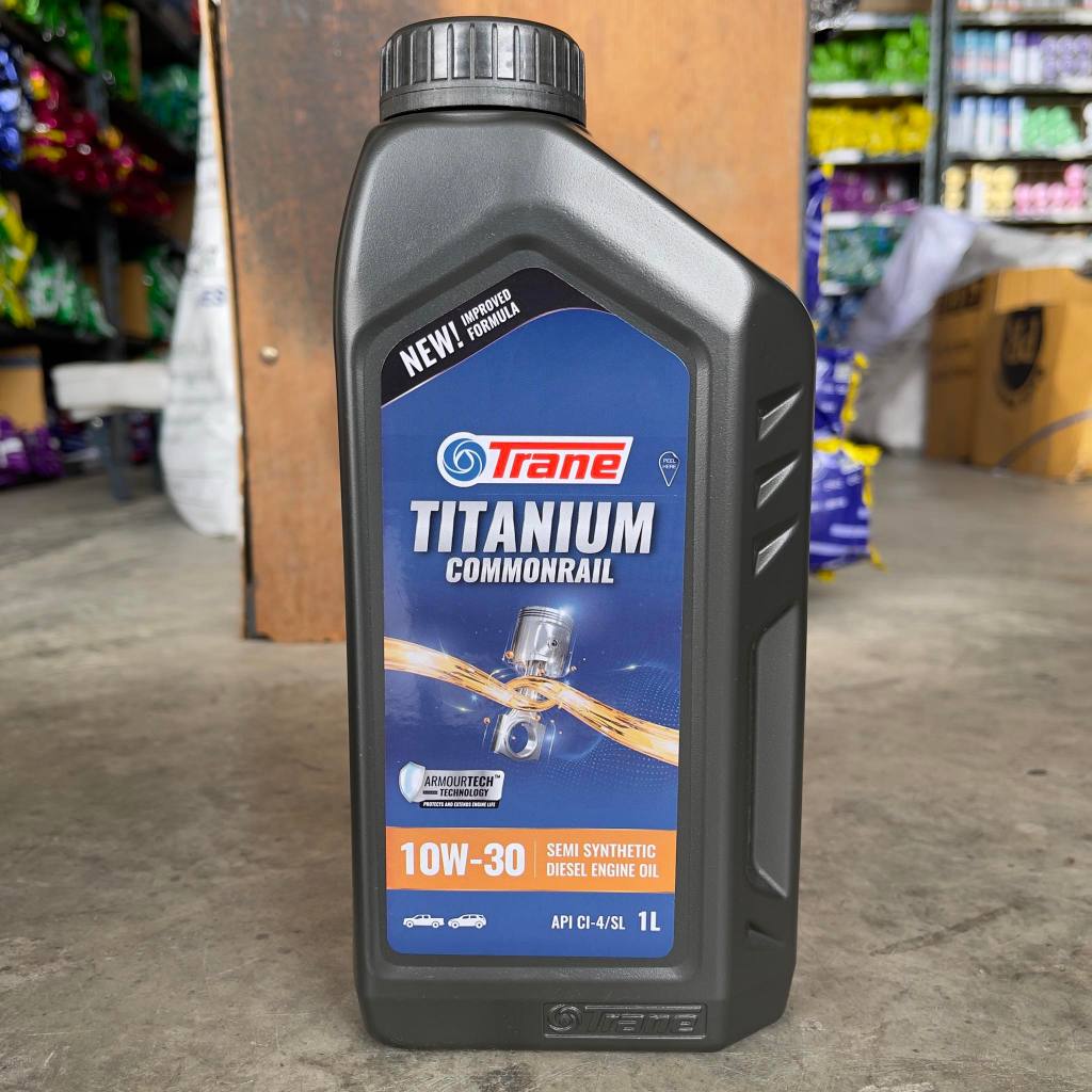 เทรน น้ำมันเครื่องกึ่งสังเคราะห์ดีเซลคอมมอนเรลและเบนซิน เทรน ไทเทเนียม ขนาด 1ลิตร TRANE TITANIUM 10W-30 AND 10W-40 1L - รูปที่ 6