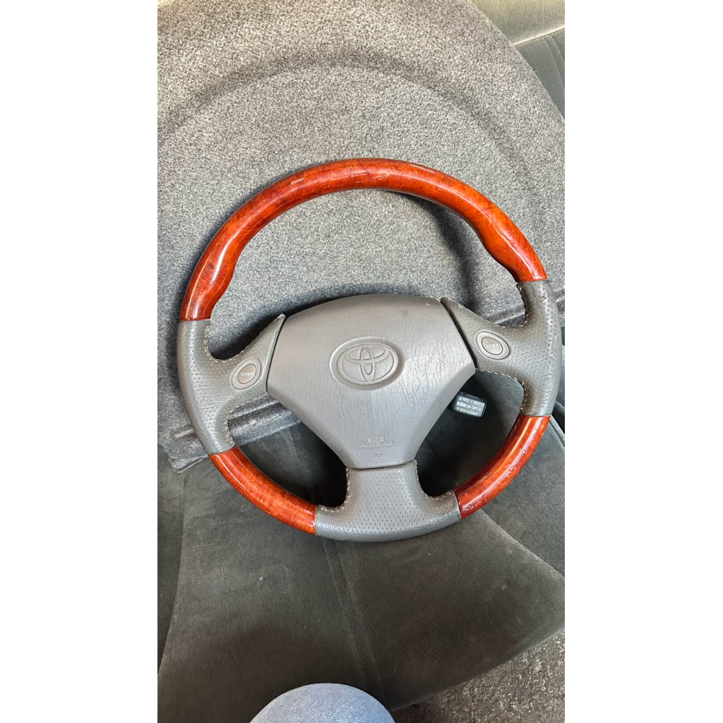 Toyota Genuine Aristo JZS160-160 Late Model Lexus Wood Combination Steering Wheel