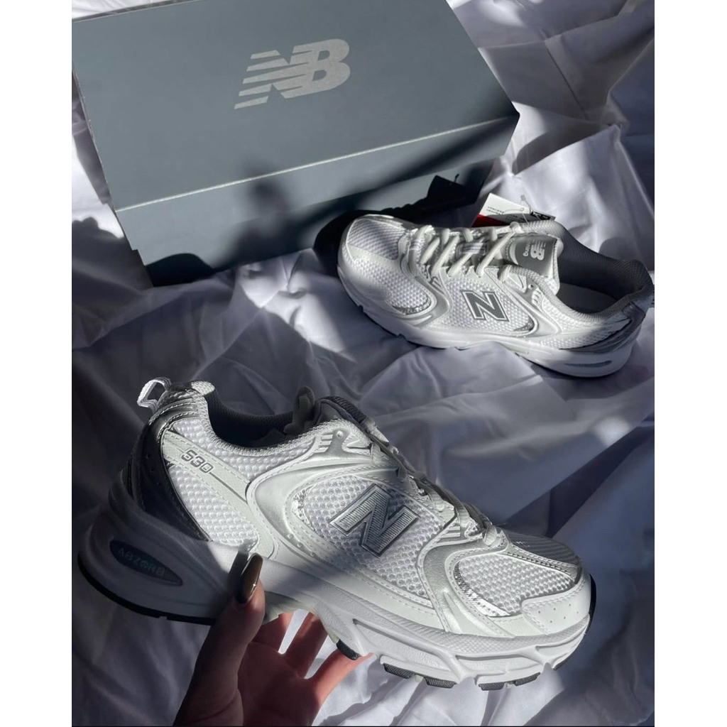 [ พร้อมส่ง ของแท้100% ] New Balance MR 530 EMA สีเทาเงิน