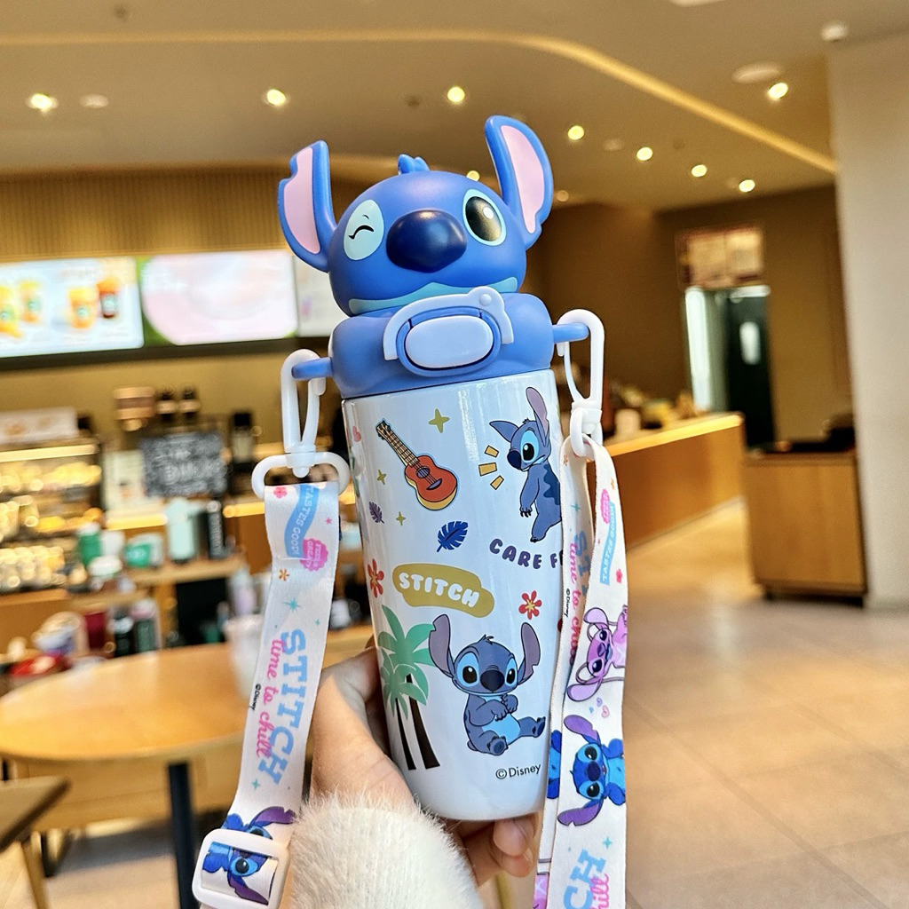 มาใหม่  สวยพรีเมี่ยม งานแท้ Disney  ขนาด 480 ml. เก็บเย็นได้ทั้งวัน สแตนเลส 316  น้ำหนักเบา มีหลอดดูดนิ่ม ดูดง่าย รูปที่ 3