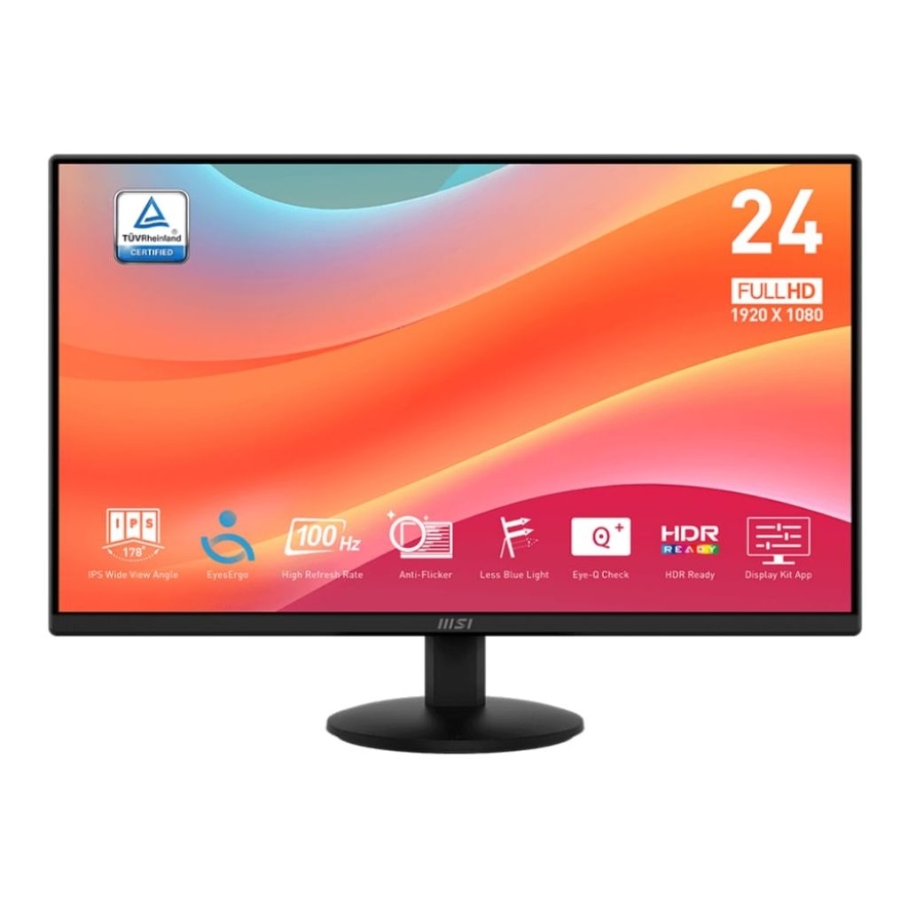 จอมอนิเตอร์ MSI PRO MP242L (IPS 100Hz) ของใหม่ ประกันศูนย์ MSI