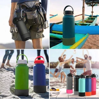 12-40oz เหมาะสำหรับชุดเชือกแบบพกพา 12-24oz 7.5cm 32-40oz 9cm ฝาครอบถ้วยกันลื่น Cupsilicone