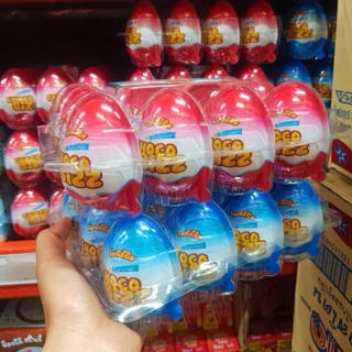 Choco Bizz Egg ช็อกโก้บิส ขนมช็อกโกแลตรูปไข่ลายไข่(แพค12ชิ้น)