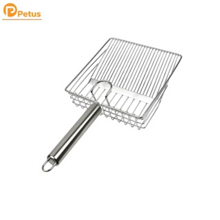 ที่ตักทรายแมว ที่ตักอึแมว ทำจากโลหะ แข็งแรง มีขนาดซี่ห่าง 7 …