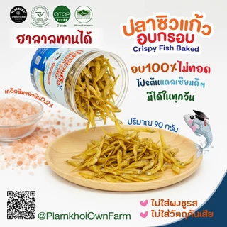 ปลาซิวแก้ว อบ100% ไม่ทอด มีฮาลาล อย. พร้อมรับประทาน ไม่มีน้ำมันทุกชนิด #ปลาซิว #ปลาแก้ว