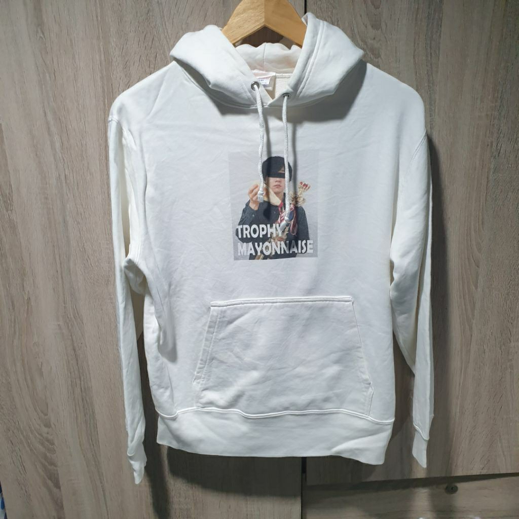 เสื้อสเวตเตอร์ฮู้ด United Athle สีขาว ของแท้มือสอง
